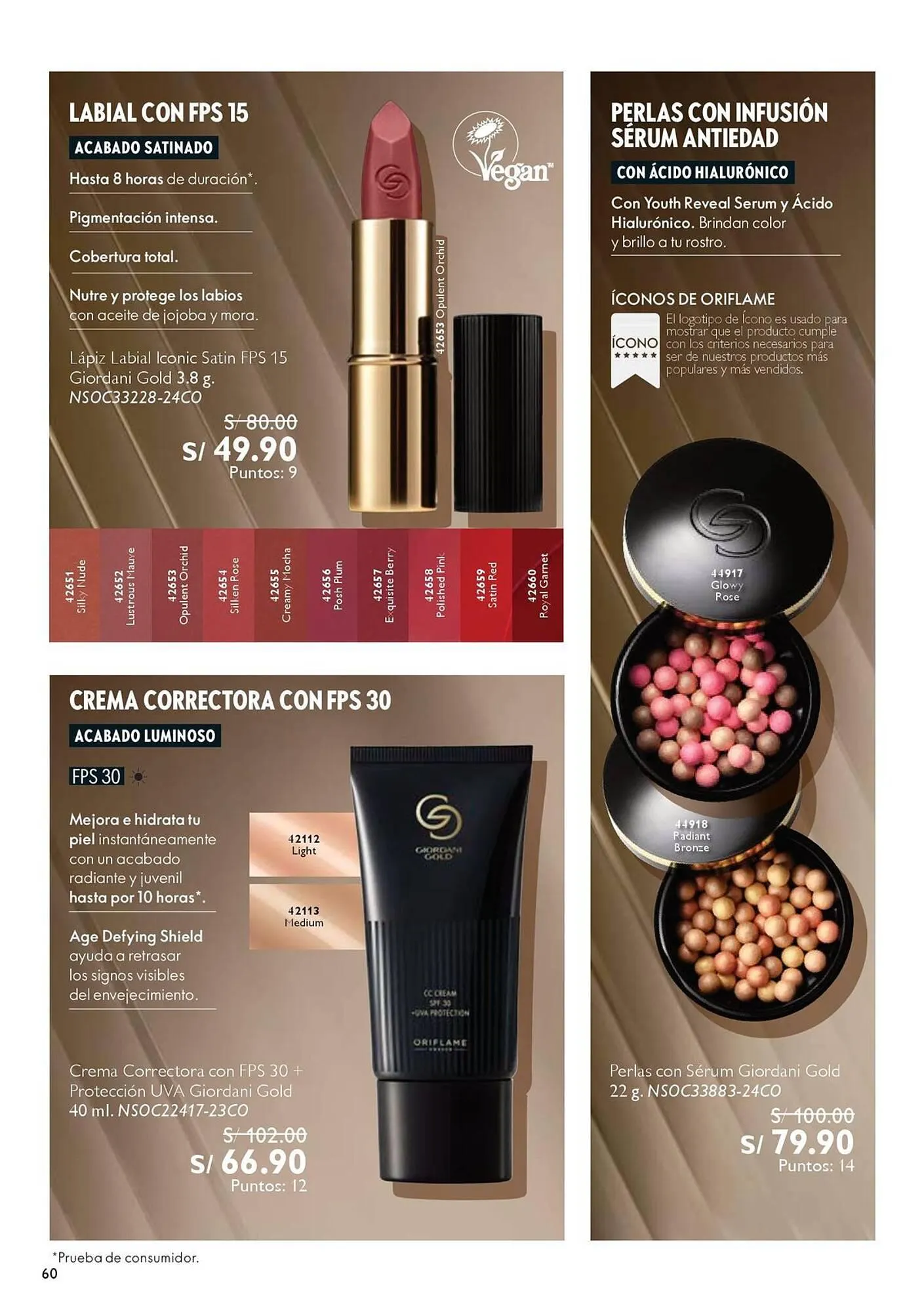 Catalogo de Catálogo Oriflame 13 de setiembre al 3 de octubre 2025 - Pag 60