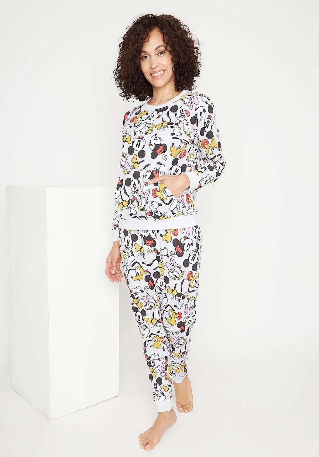 PIJAMA MUJER D6060-GRI