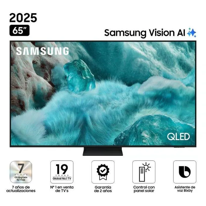 TV Samsung 65" QLED Q7F Vision AI Smart TV QN65Q7FAAGXPE (2025)