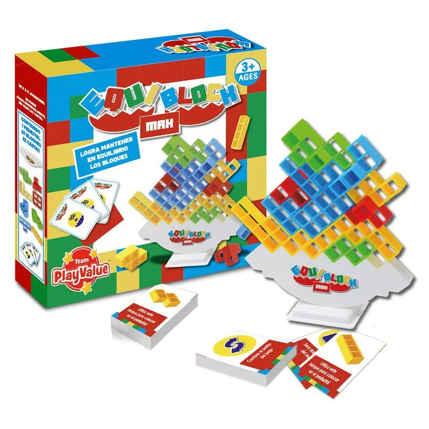 Juego De Mesa Playvalue Equiblock