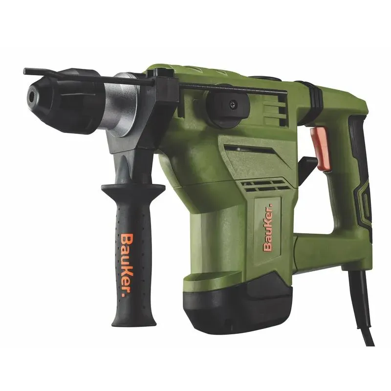 Rotomartillo Eléctrico Bauker SDS-Plus 1500W + Accesorios + Maletín Bauker