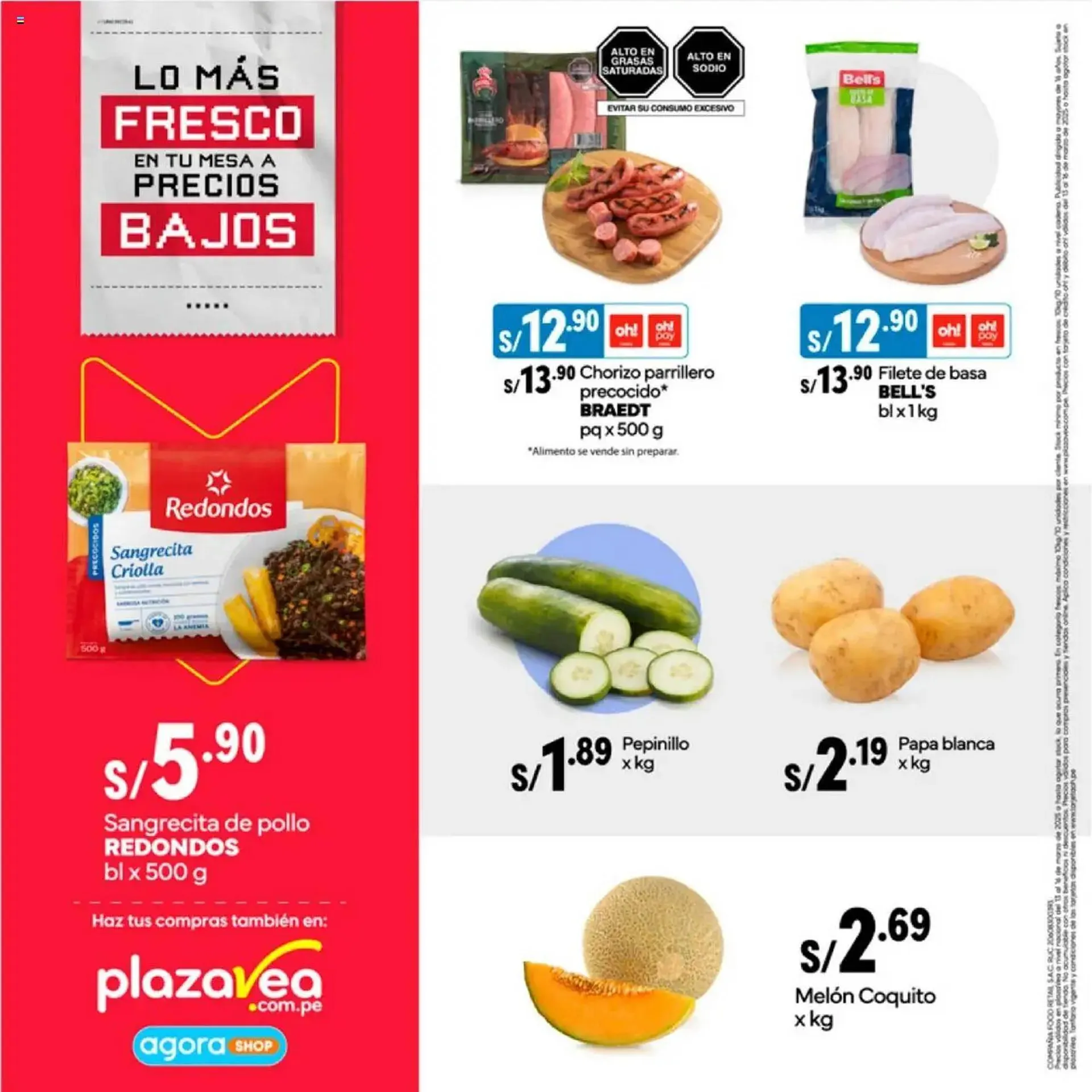 Catalogo de Catálogo Plaza Vea 13 de marzo al 16 de marzo 2025 - Pag 1