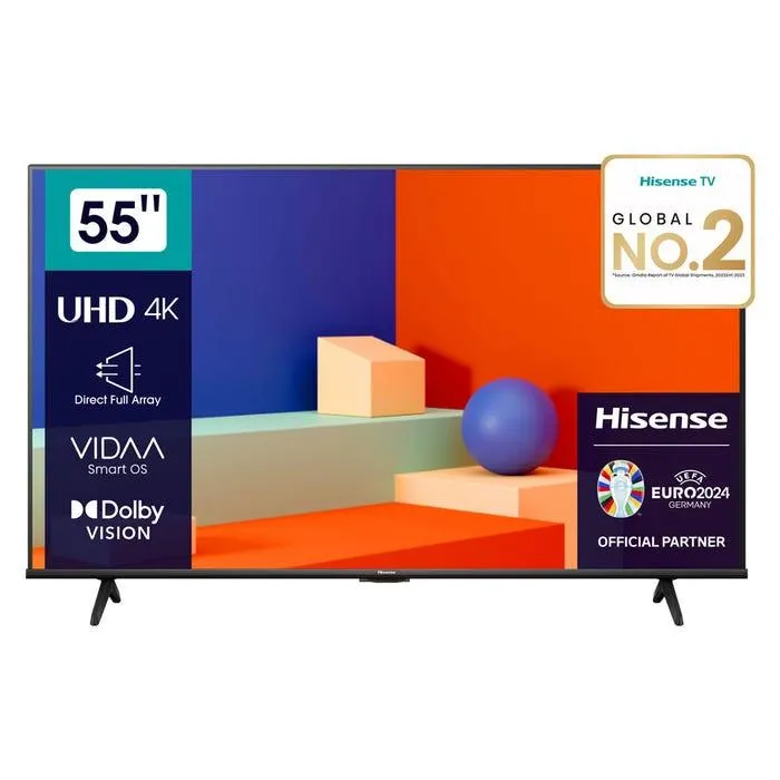 TV Hisense 55" 55A6K 4K UHD Smart VIDAA