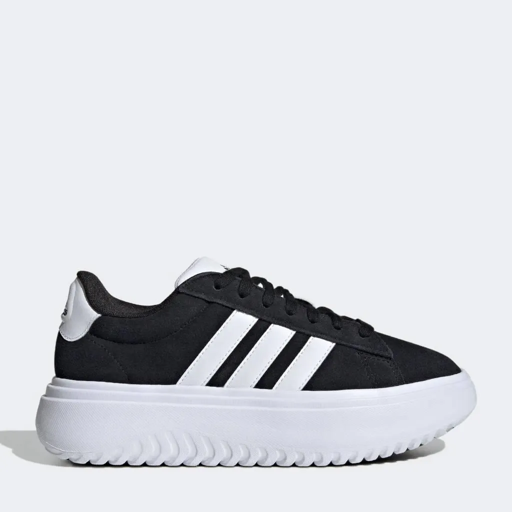 Zapatillas Urbano Adidas Mujeres Ie1102 Grand Court Platform Cuero