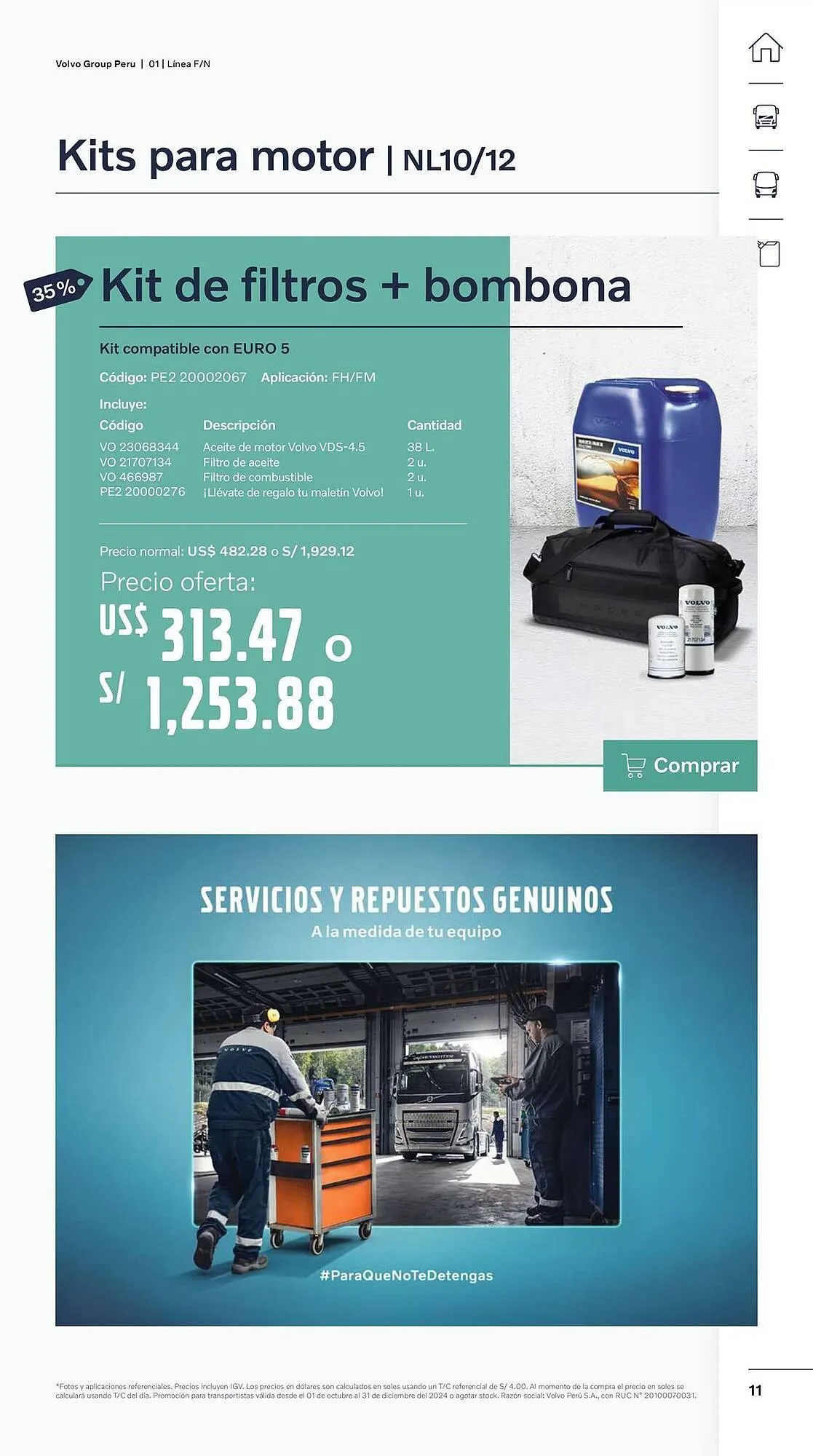 Catalogo de Catálogo Volvo 29 de octubre al 31 de diciembre 2024 - Pag 11