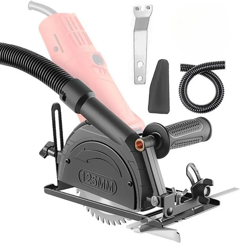 Adaptador De Amoladora Sierra Circular Guia Corte 45 Guardapolvo