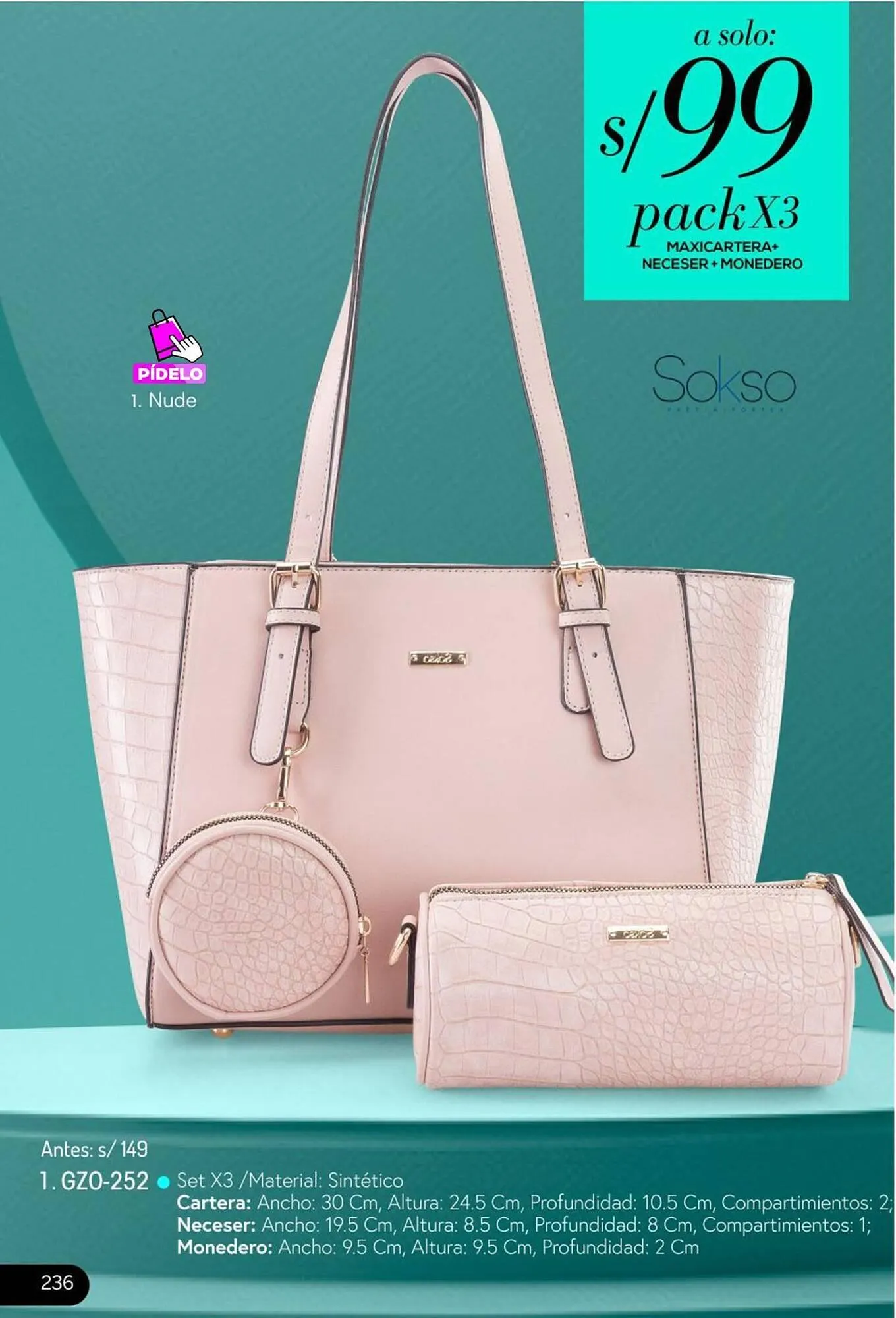 Catalogo de Catálogo Sokso 27 de febrero al 6 de abril 2025 - Pag 236