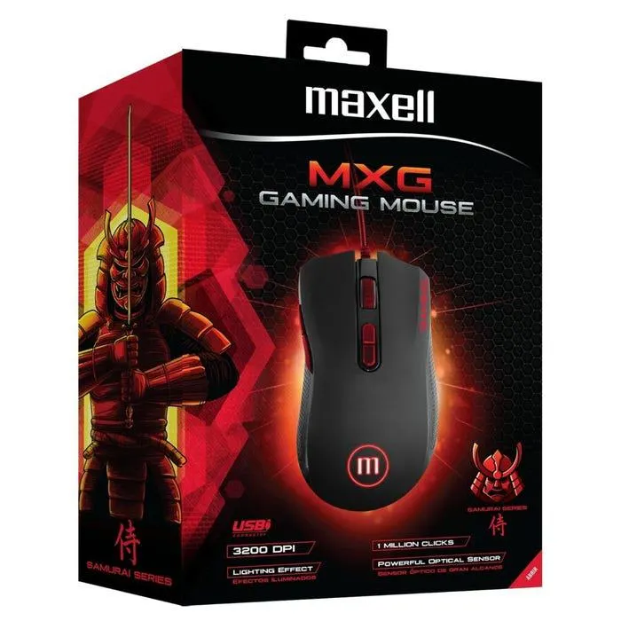 Mouse Gamer Maxell Samurai Series Ca-Mowr-MXG