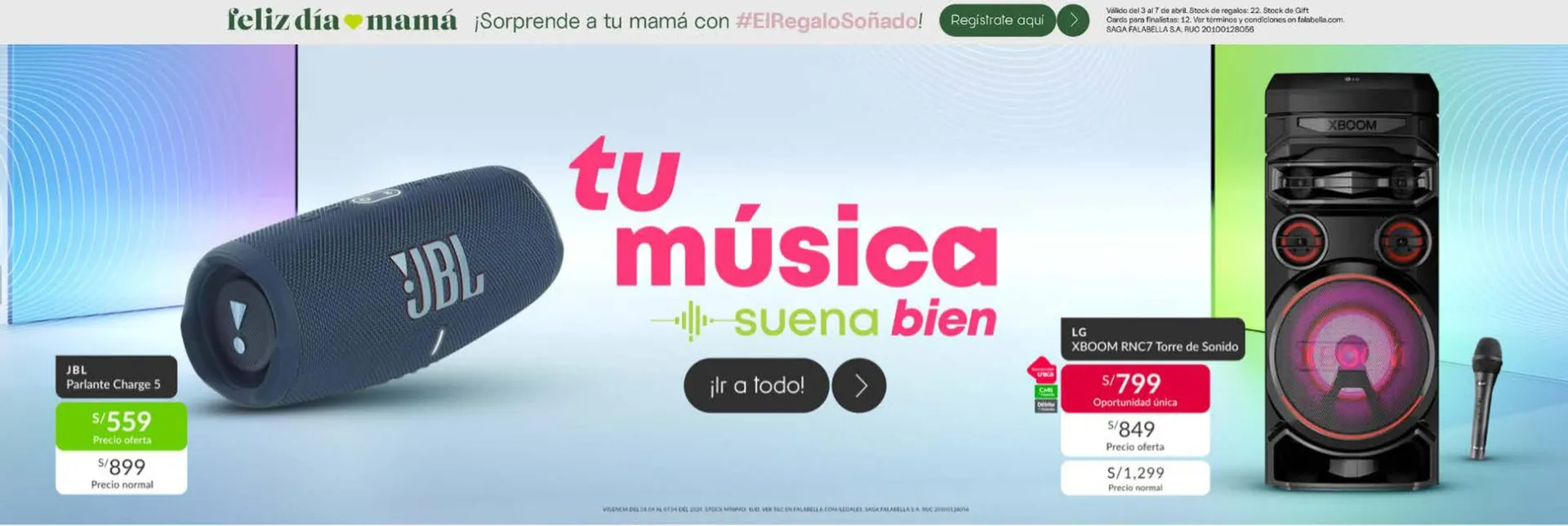 Catalogo de Catálogo Falabella 5 de abril al 7 de abril 2024 - Pag 1