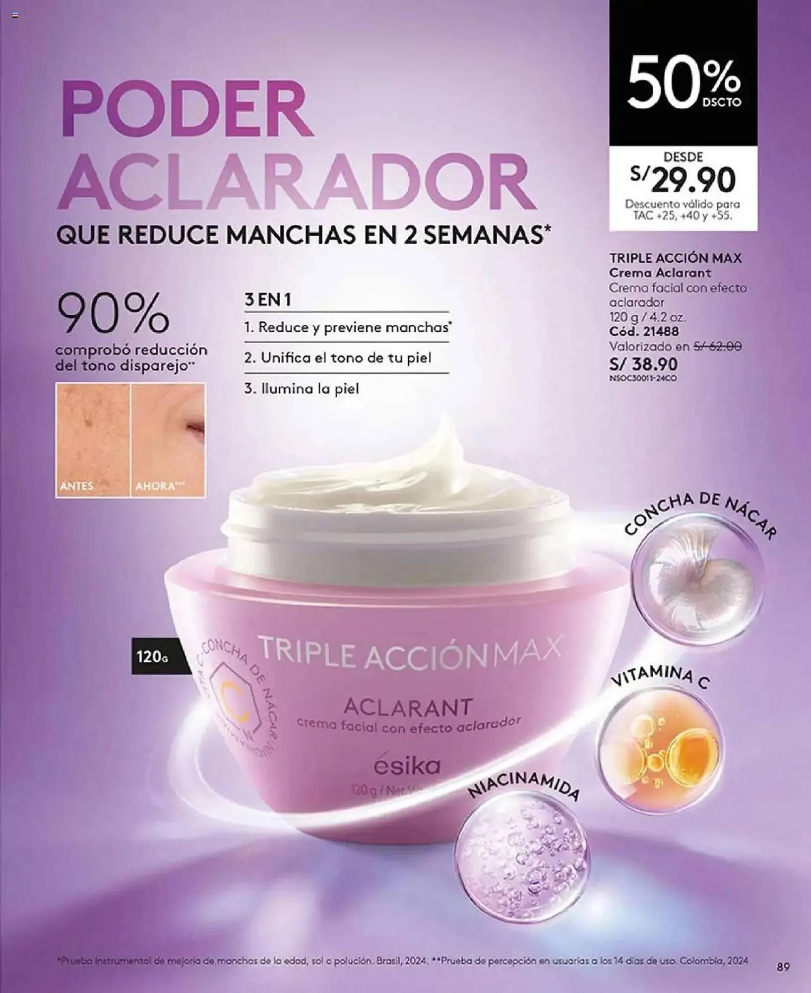 Catalogo de Catálogo Ésika 22 de abril al 31 de mayo 2025 - Pag 89