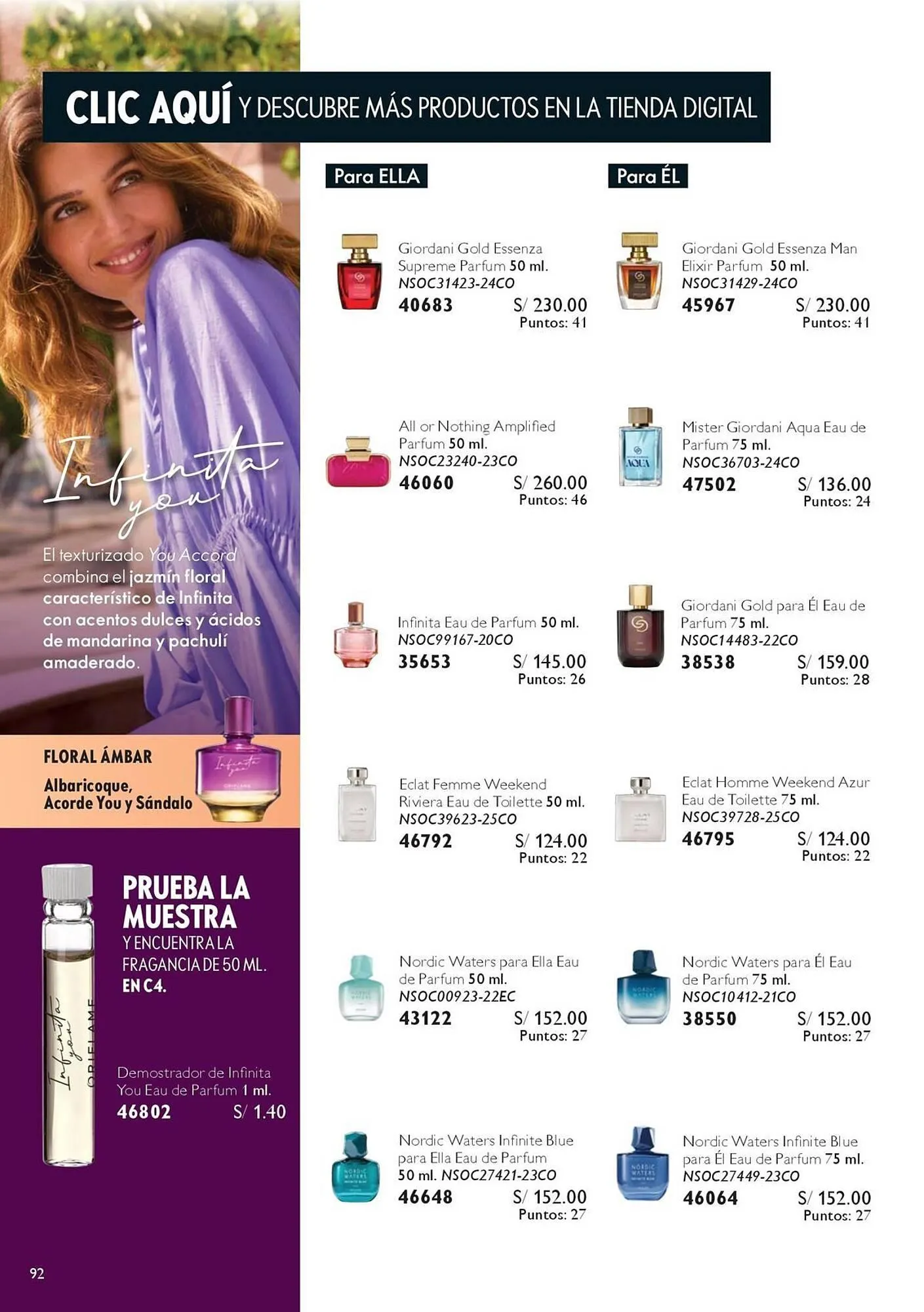 Catalogo de Catálogo Oriflame 14 de febrero al 6 de marzo 2026 - Pag 92