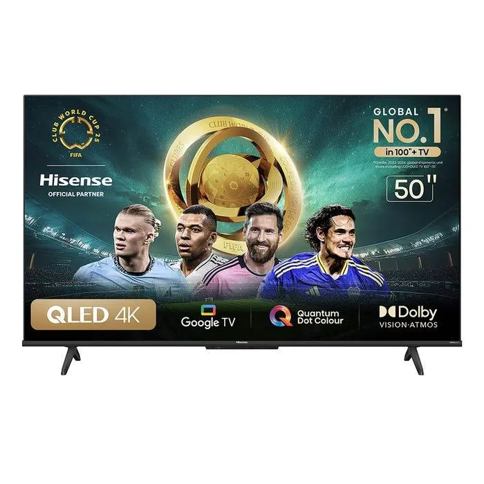 TV Hisense 50" QLED 4K Google TV 50Q6N