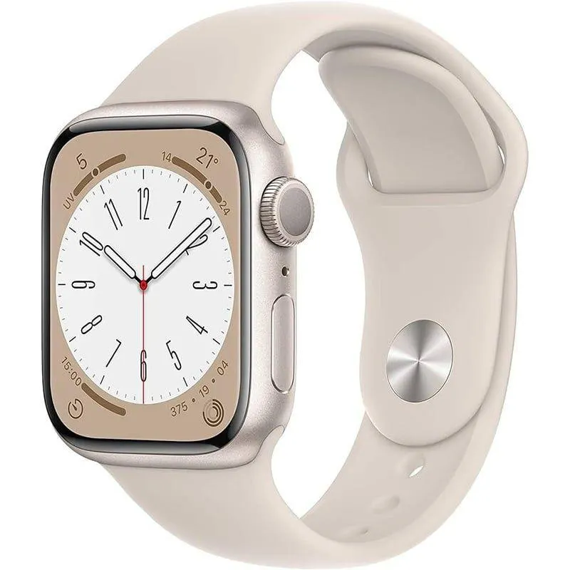 Apple Watch Series 8 GPS 41 mm Blanco estrella -Reacondicionado Grado A