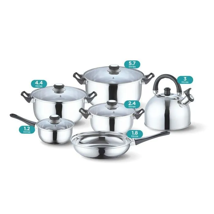 Juego de ollas Merci Hogar Gala Plus 10 PZS