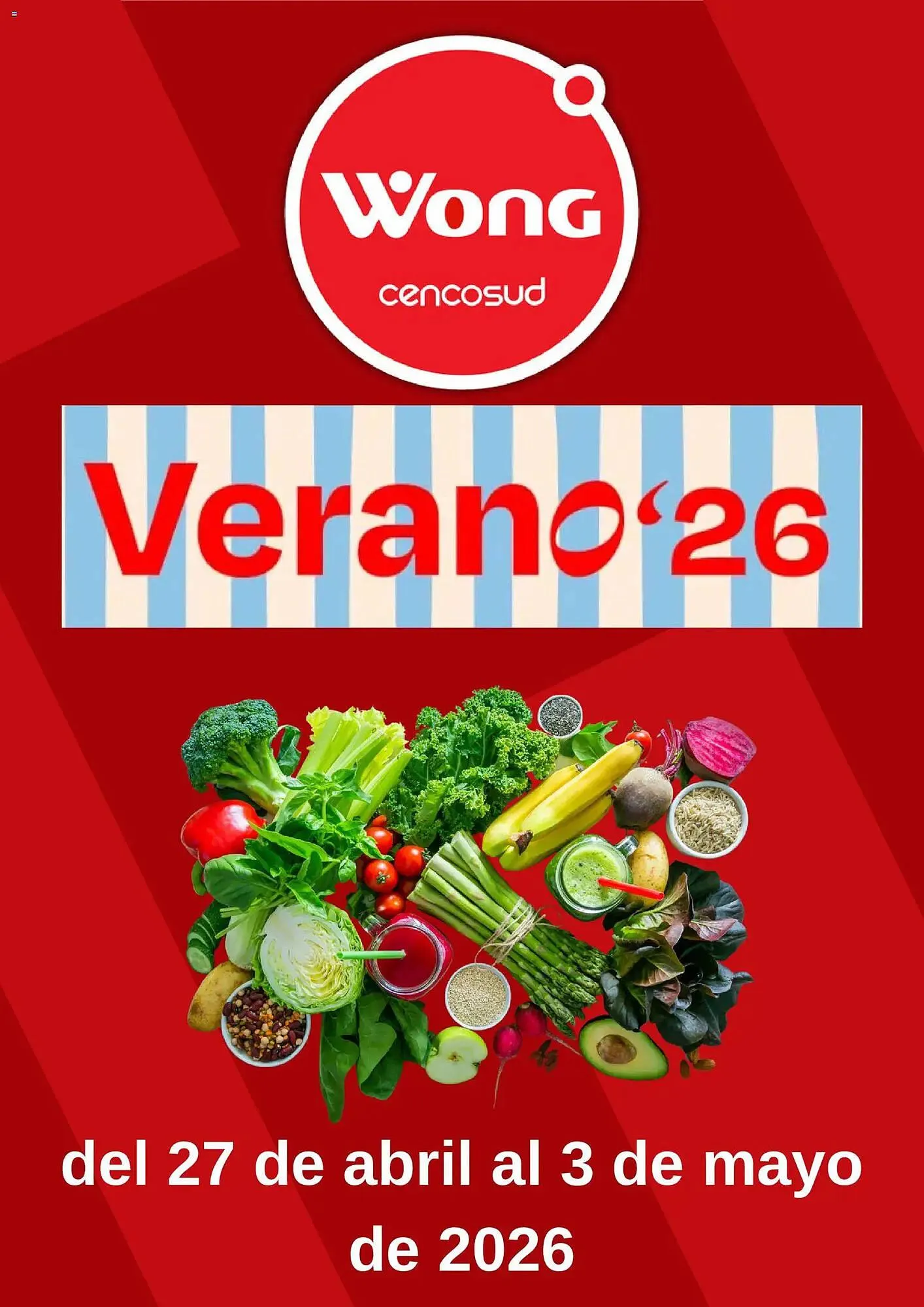 Catalogo de Catálogo Wong 27 de abril al 4 de mayo 2026 - Pag 1