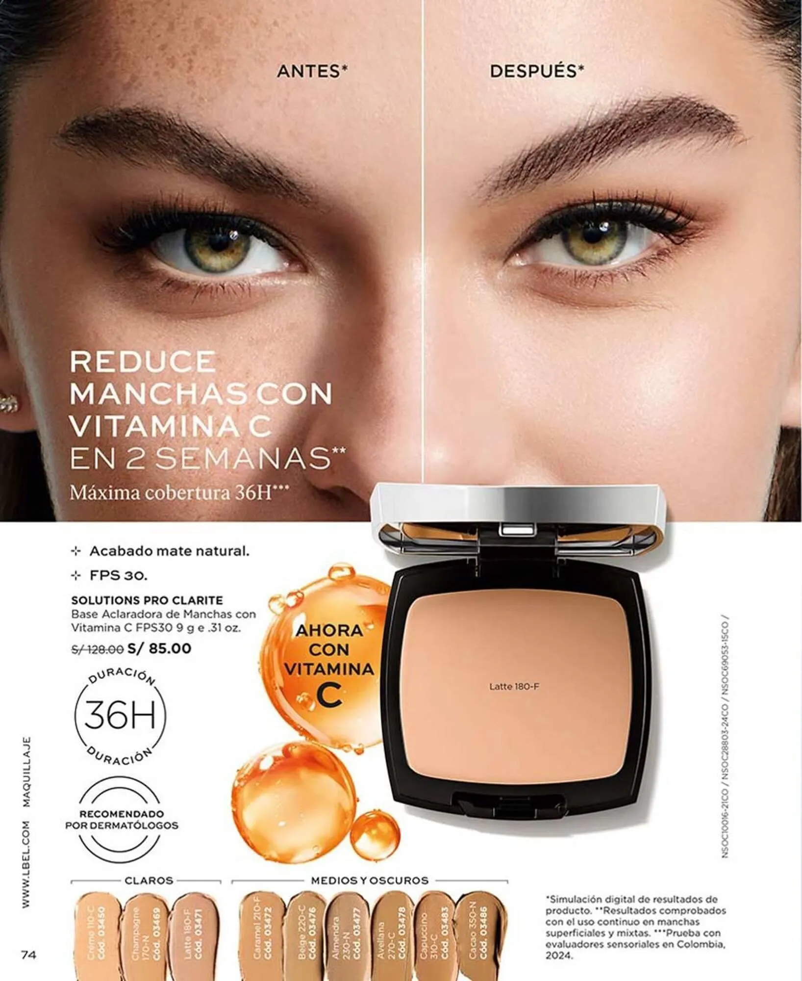 Catalogo de Catálogo L'Bel 8 de enero al 1 de marzo 2025 - Pag 74