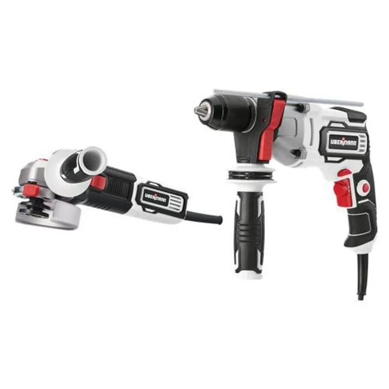 Taladro Eléctrico Ubermann 1/2" + Esmeril Eléctrico