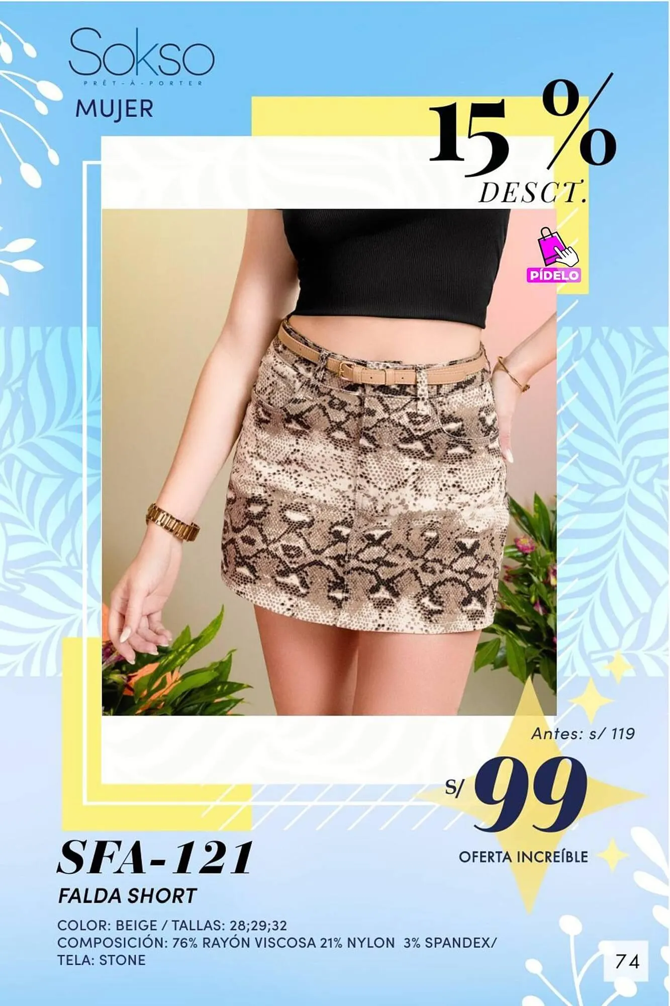 Catalogo de Catálogo Sokso 20 de marzo al 30 de marzo 2025 - Pag 74