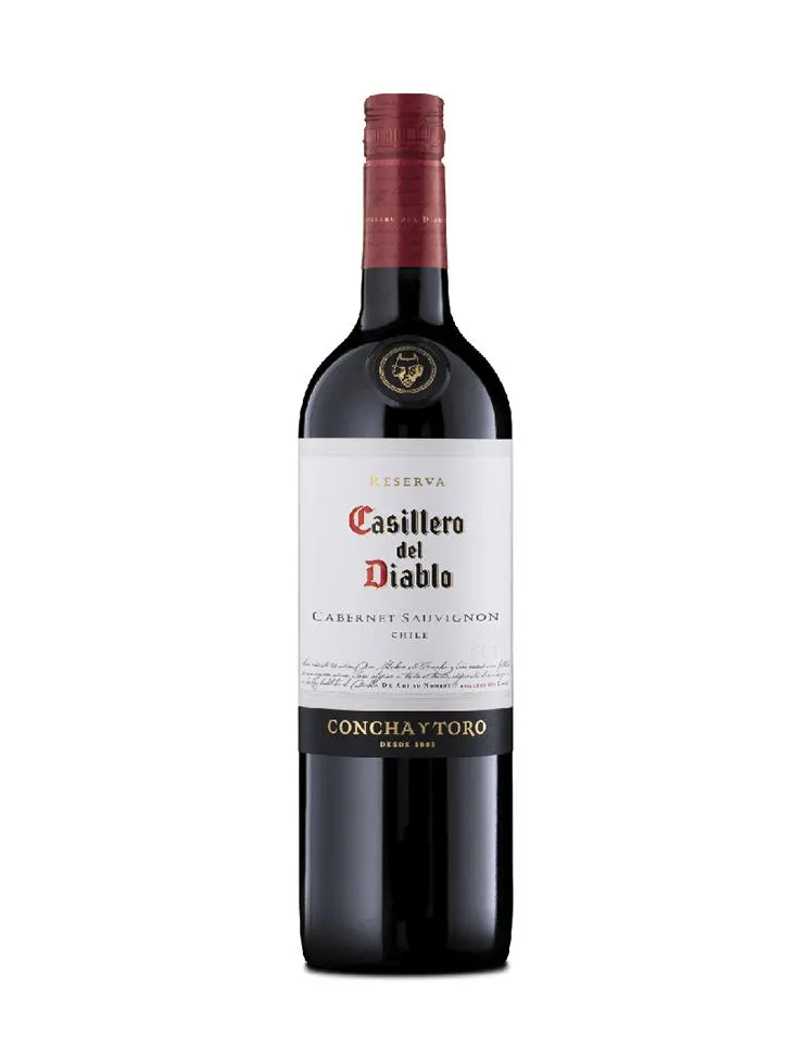 VINO CASILLERO DEL DIABLO CABERNET SAUVIGNON 750ML