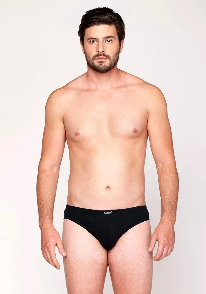 SLIP CABALLERO 91.01 ALGODÓN NEGRO