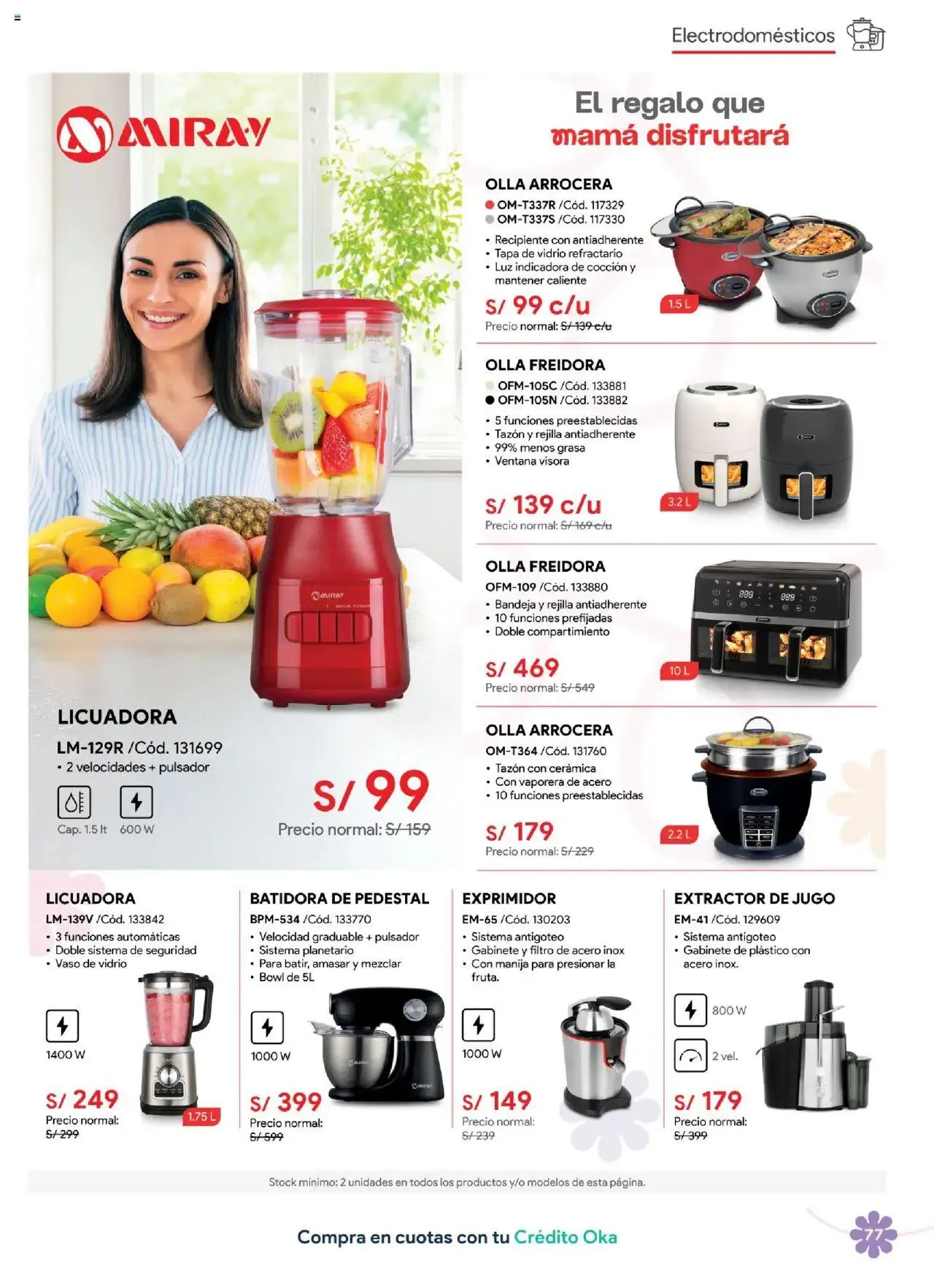 Catalogo de Hiraoka - Guia dia de la madre 26 de abril al 18 de mayo 2025 - Pag 77