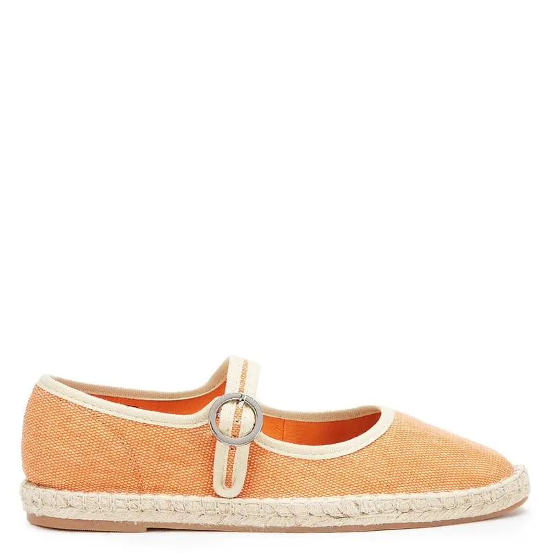 Zapato Ballerina Mujer Basement Alispad Naranja