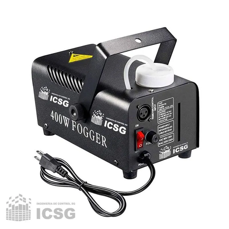 Maquina de humo de 400 watts con control para eventos, fiestas, bodas