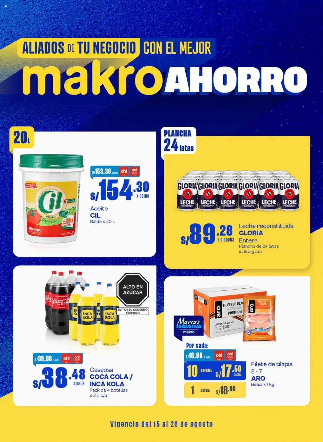 Catalogo de Catálogo Makro- digital tiendas basicas 15 de agosto al 28 de agosto 2024 - Pag 1
