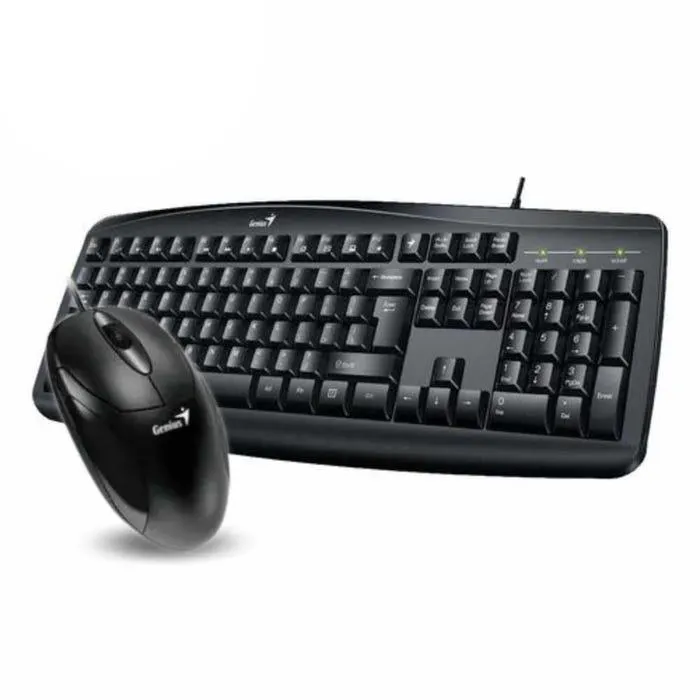Combo Teclado y Mouse Genius Smart KM 200 Conector Cable USB