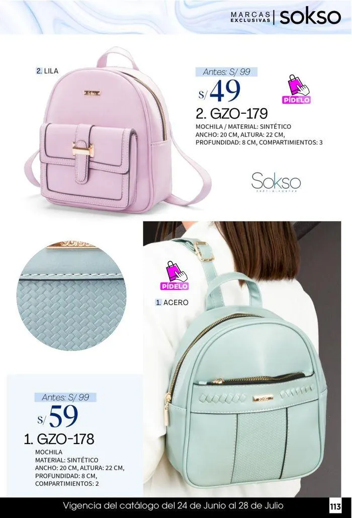 Catalogo de SOKSO TEXTIL & ACCESORIOS 24 de junio al 28 de julio 2024 - Pag 113