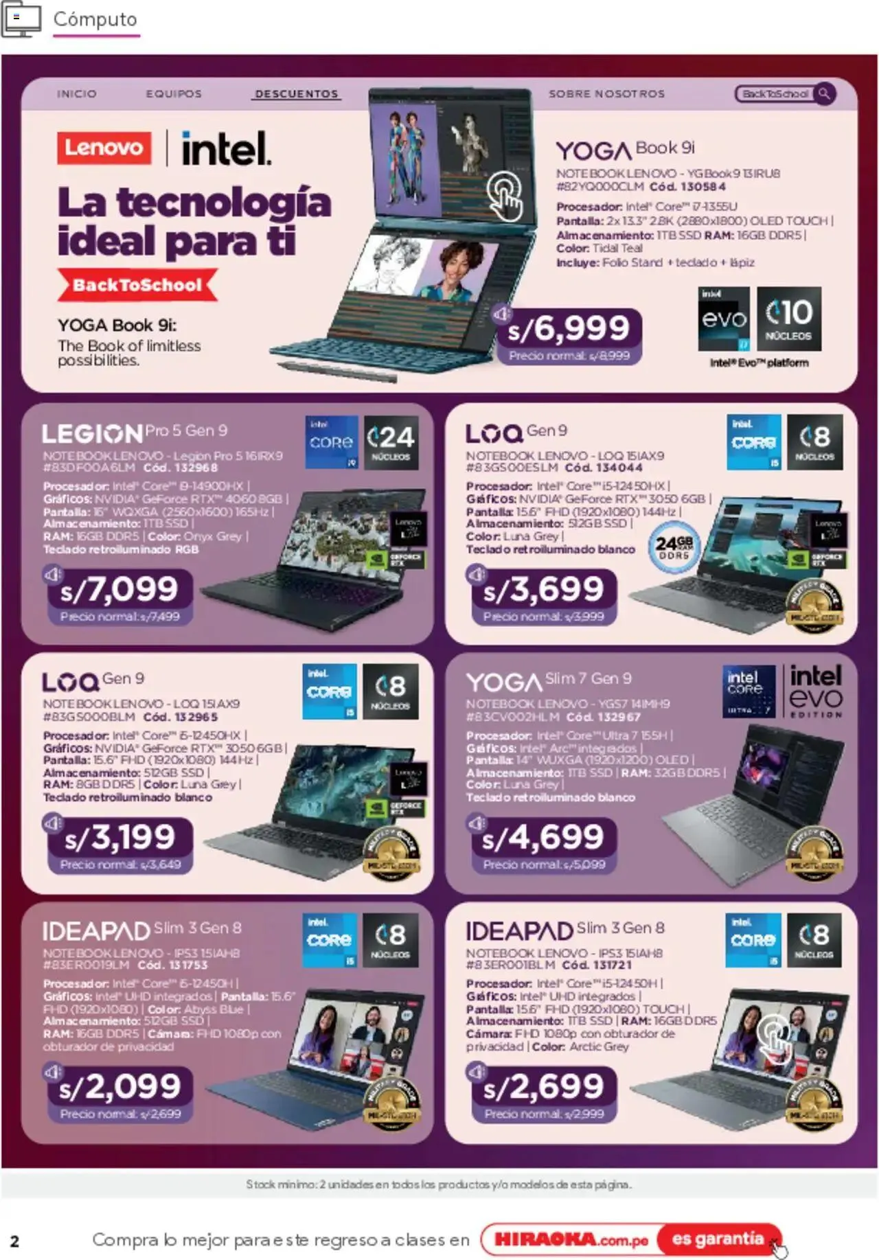 Catalogo de Hiraoka - De vuelta a clases 8 de marzo al 31 de marzo 2025 - Pag 2