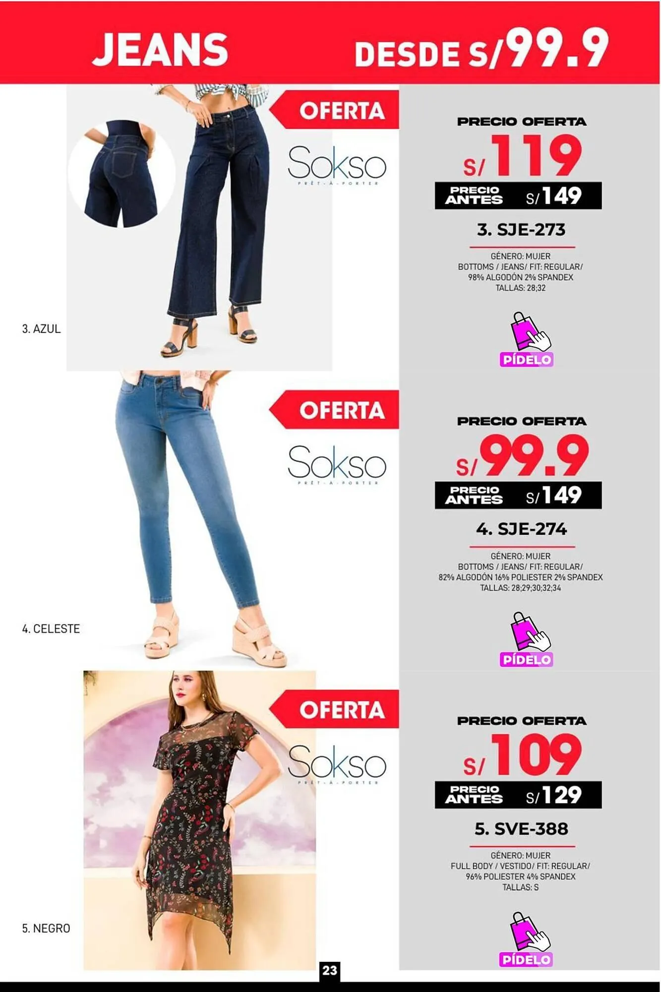Catalogo de Catálogo Sokso 27 de marzo al 13 de abril 2025 - Pag 23