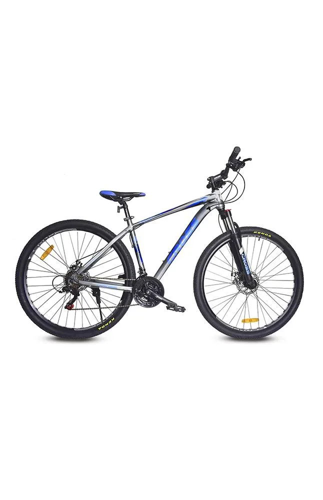 Bicicleta montañera Cross 29" Cyclone 21V Gris y Azul