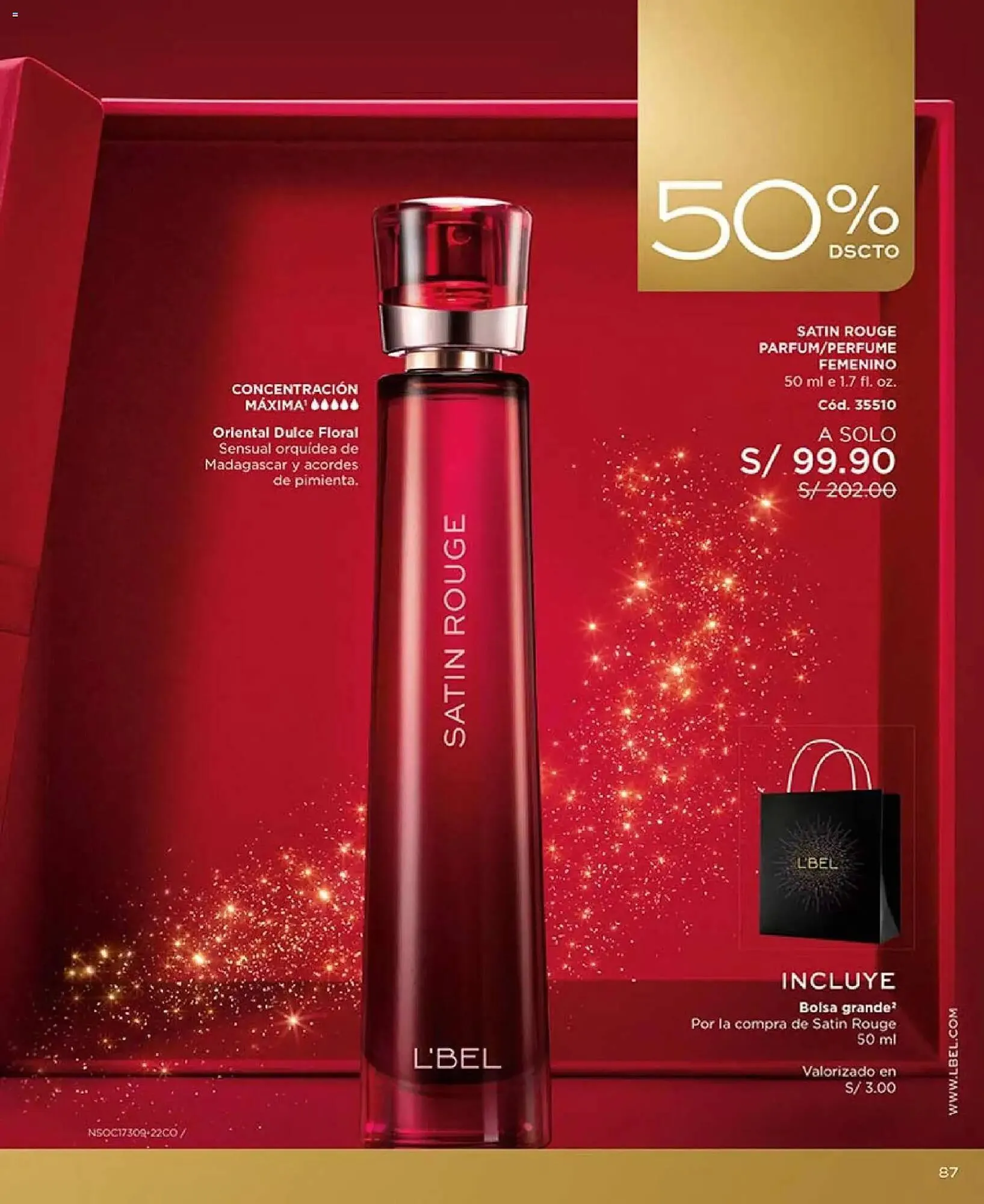 Catalogo de Catálogo L'Bel 14 de noviembre al 17 de diciembre 2025 - Pag 87