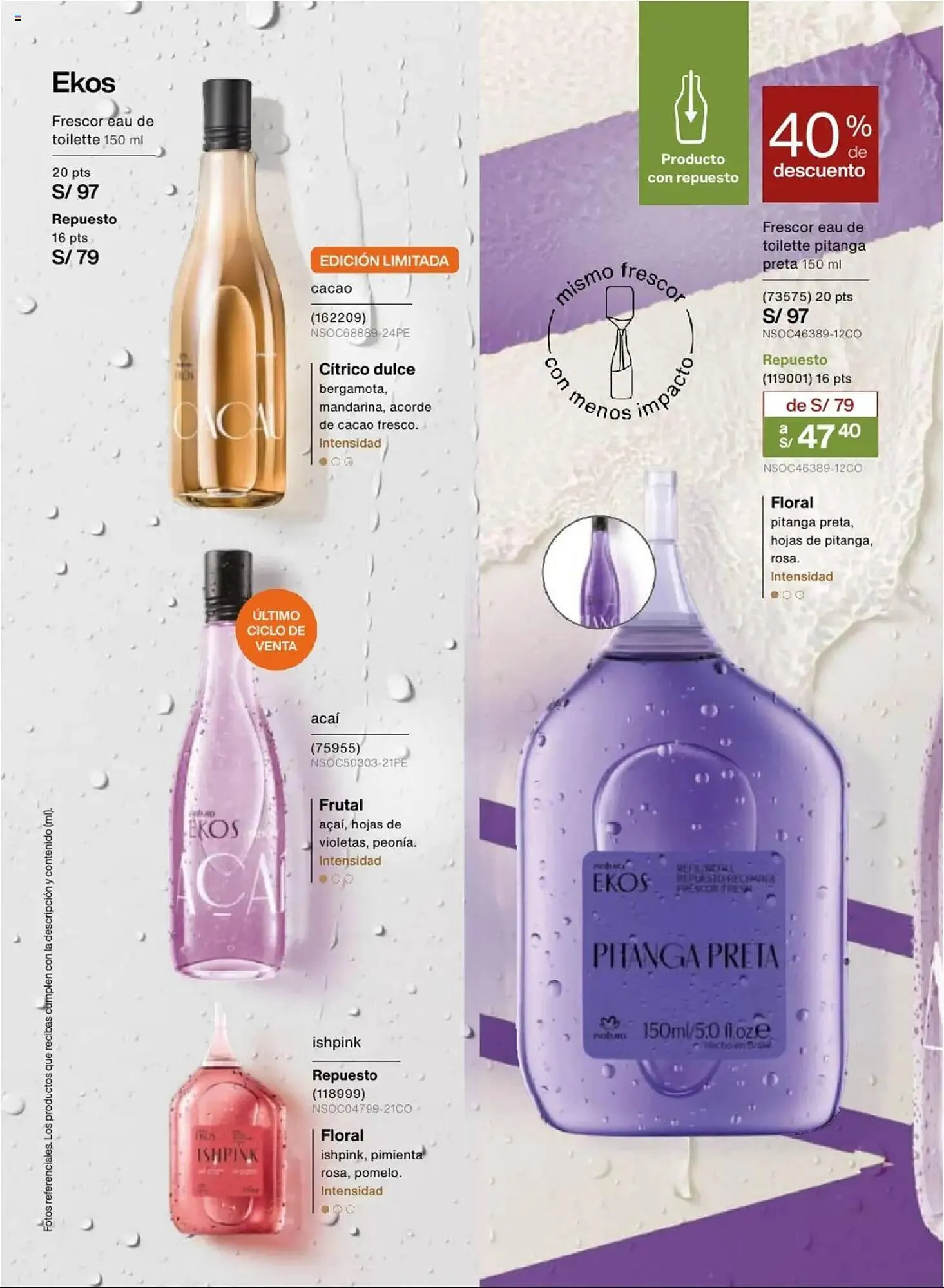 Catalogo de Catálogo Natura 22 de julio al 20 de setiembre 2025 - Pag 36