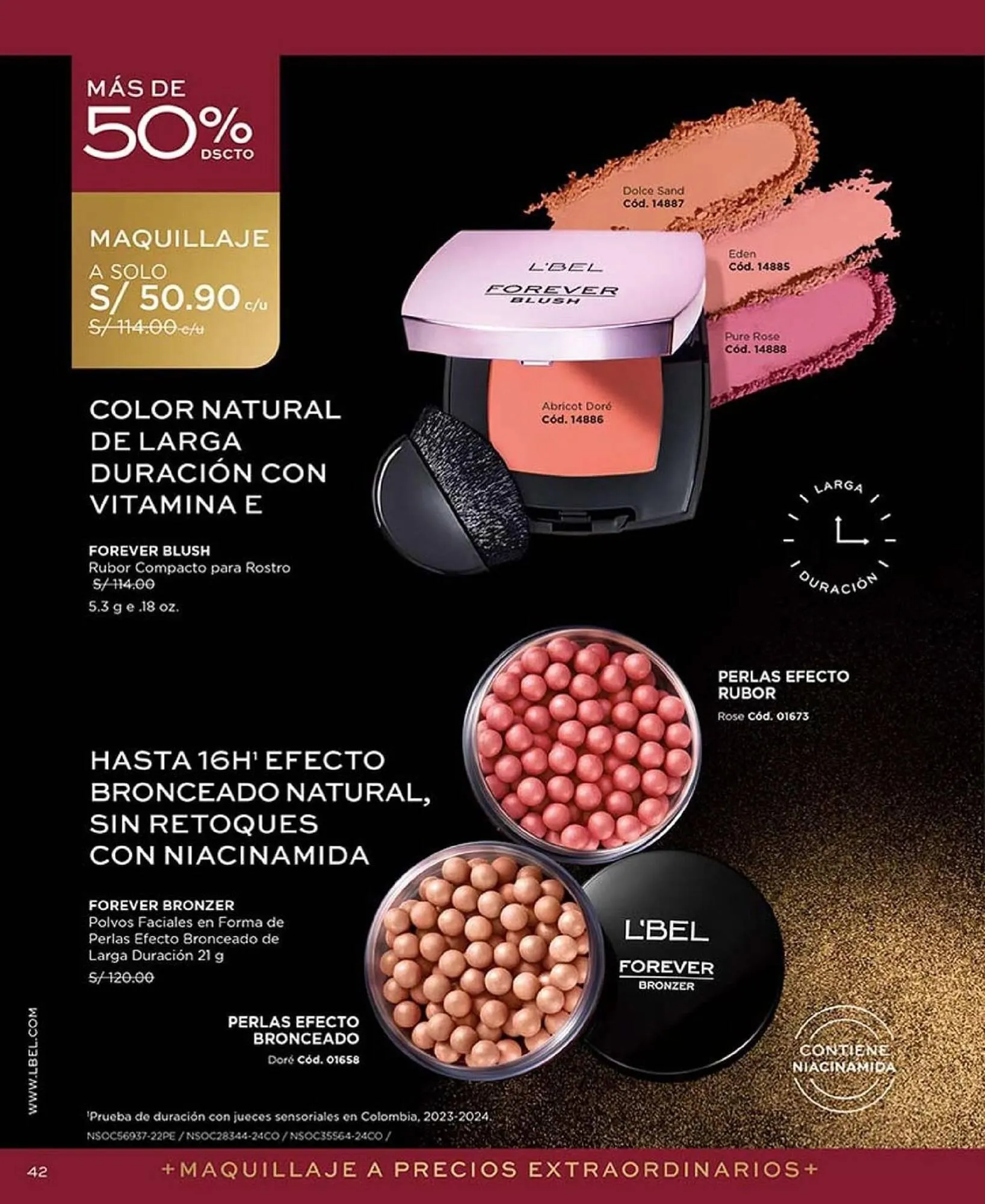 Catalogo de Catálogo L'Bel 17 de setiembre al 31 de octubre 2025 - Pag 42