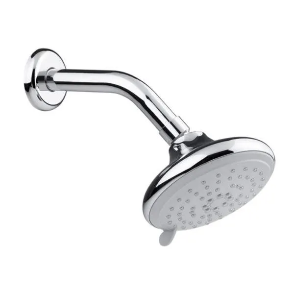 Regadera con brazo y chapetón de 5 funciones