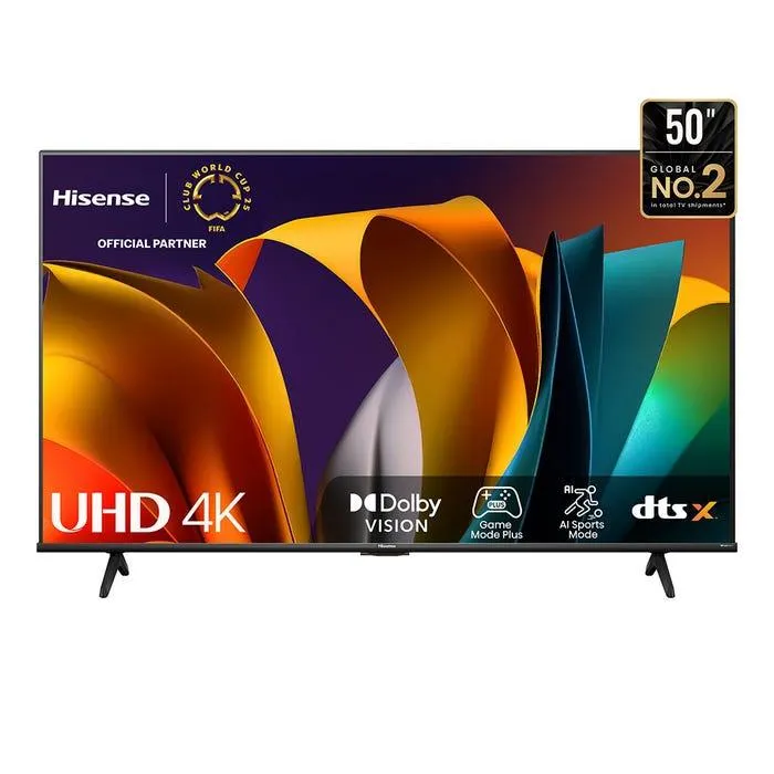 TV Hisense 50" LED 4K UHD Vidaa 50A6N