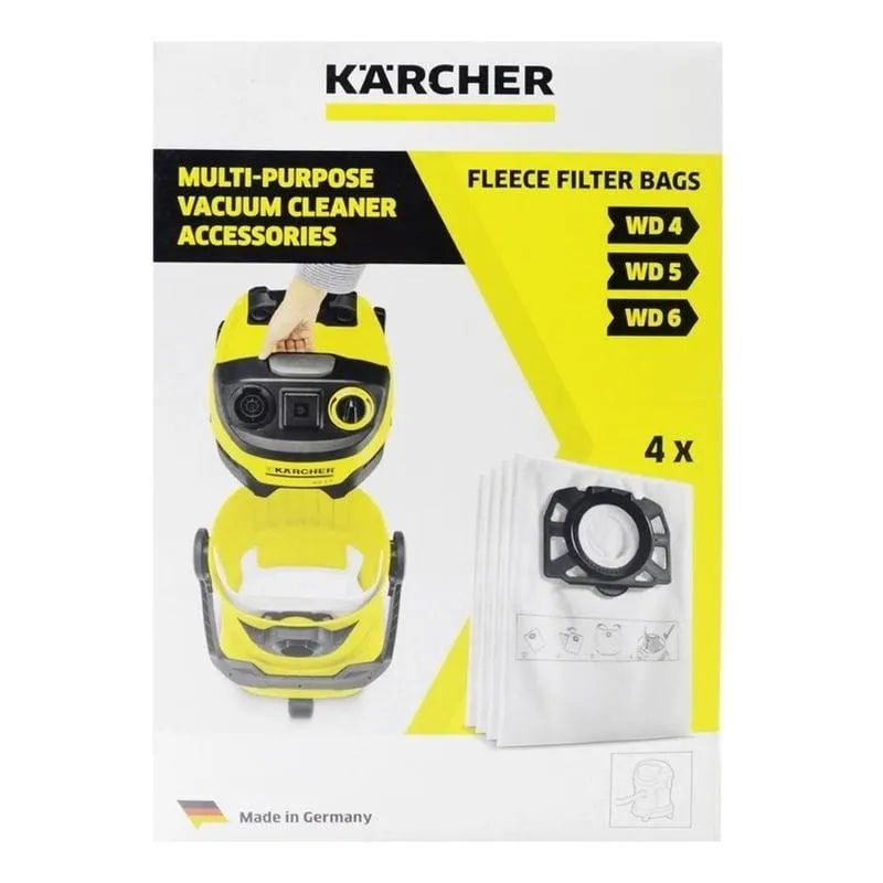 Bolsa Filtro Para Wd4 Premiun 04 Unid Karcher
