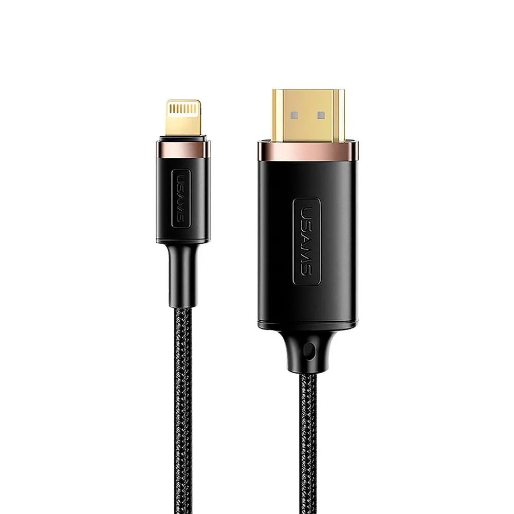 Cable para Iphone a HDMI HD 2m Negro