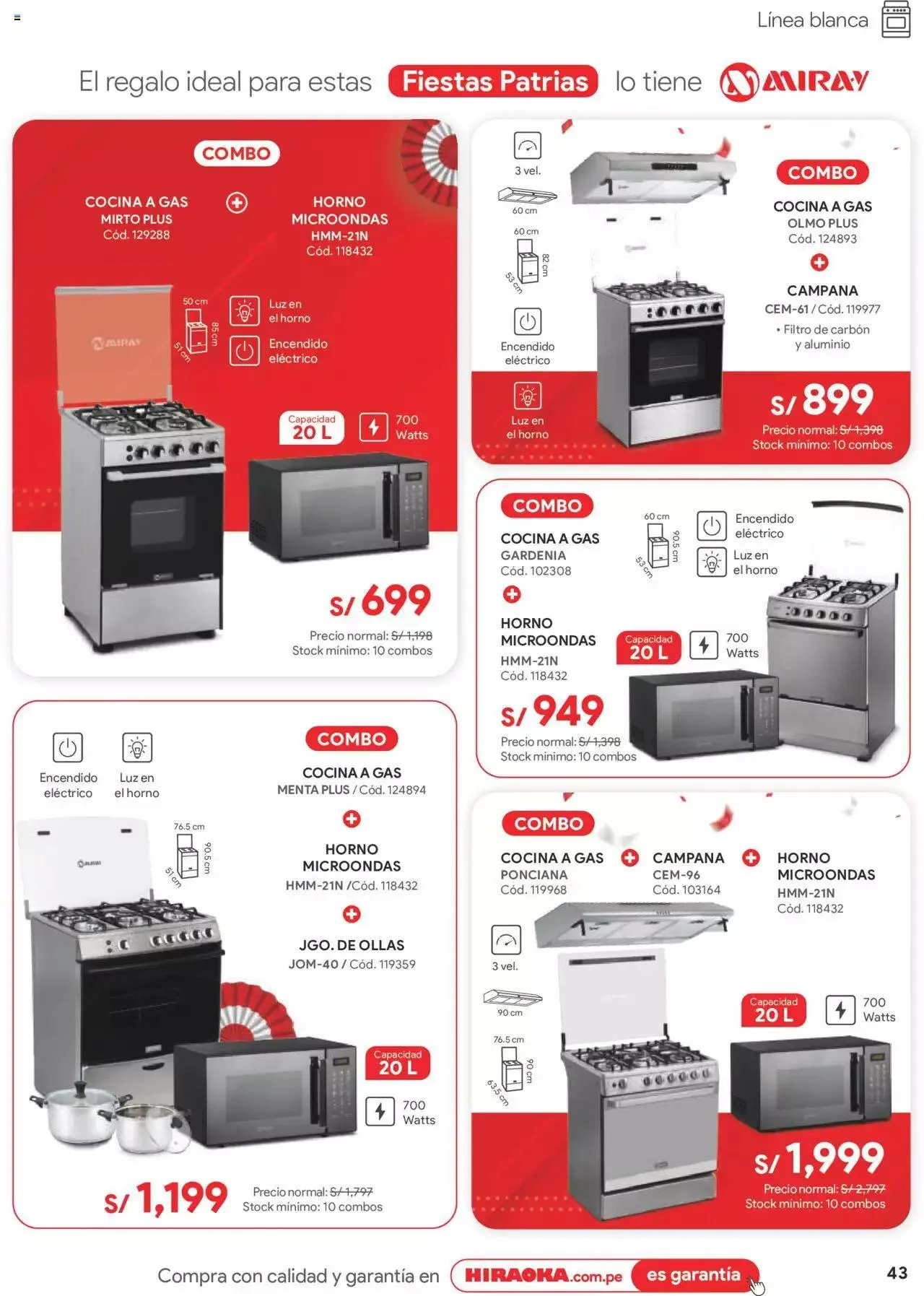 Catalogo de Catálogo Hiraoka 8 de julio al 31 de julio 2023 - Pag 43