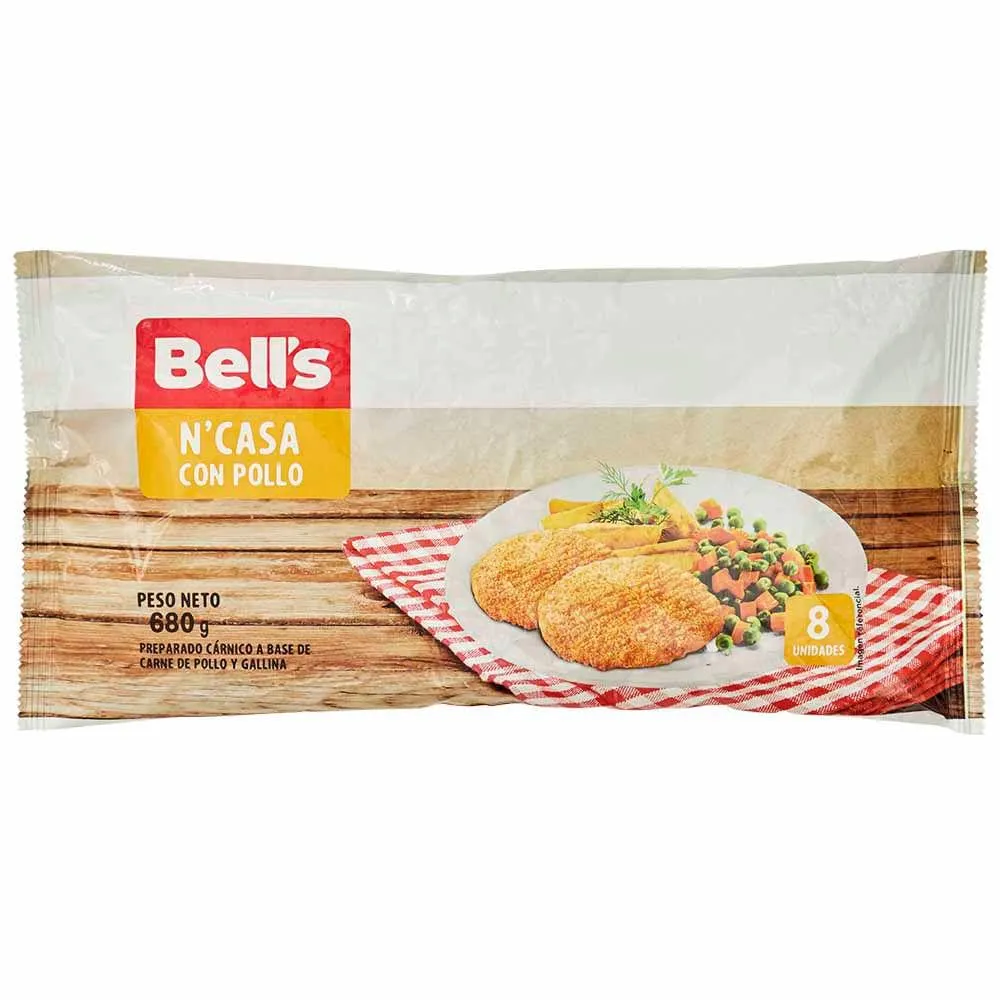 Hamburguesas Practiburger Pollo Bell's Bolsa 8un