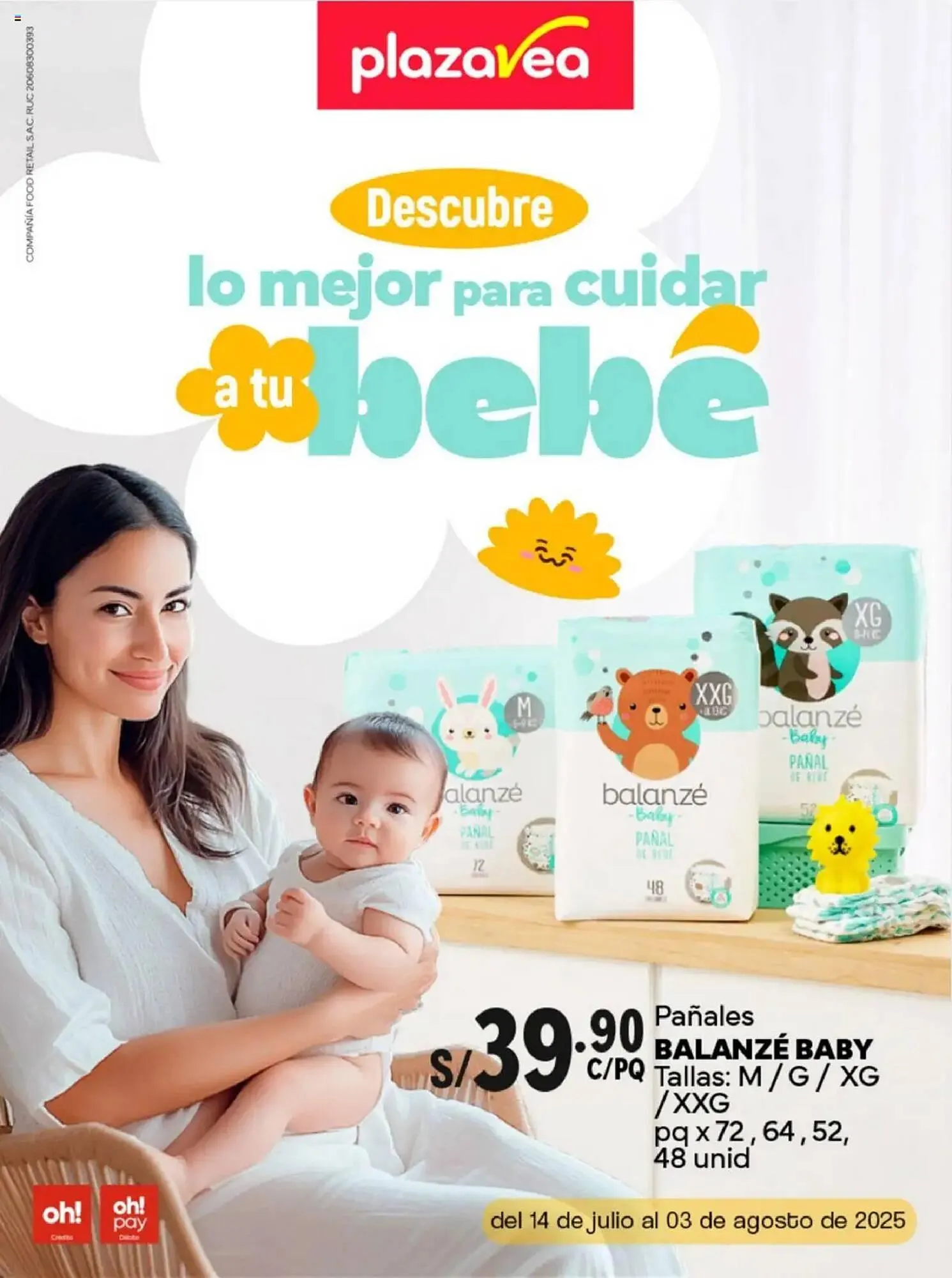 Catalogo de Catálogo Plaza Vea 14 de julio al 4 de agosto 2025 - Pag 1