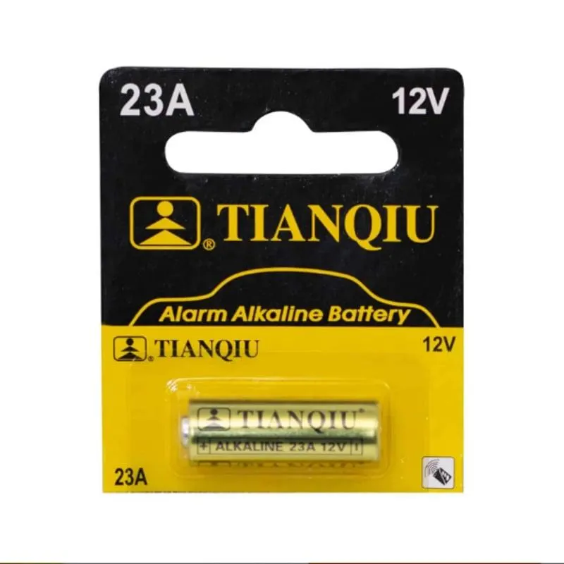 Batería Alcalina para Alarmas 23A 12V TIANQIU Set x 5 und