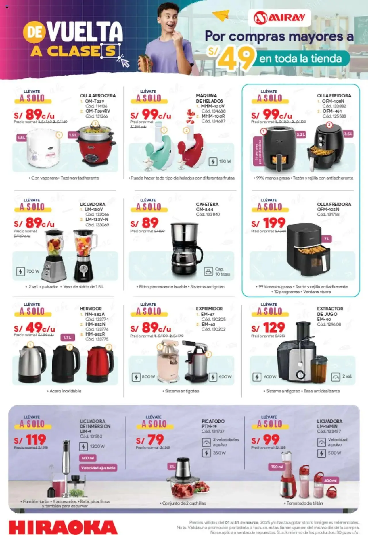 Catalogo de Hiraoka - De vuelta a clases 2 1 de marzo al 31 de marzo 2025 - Pag 6