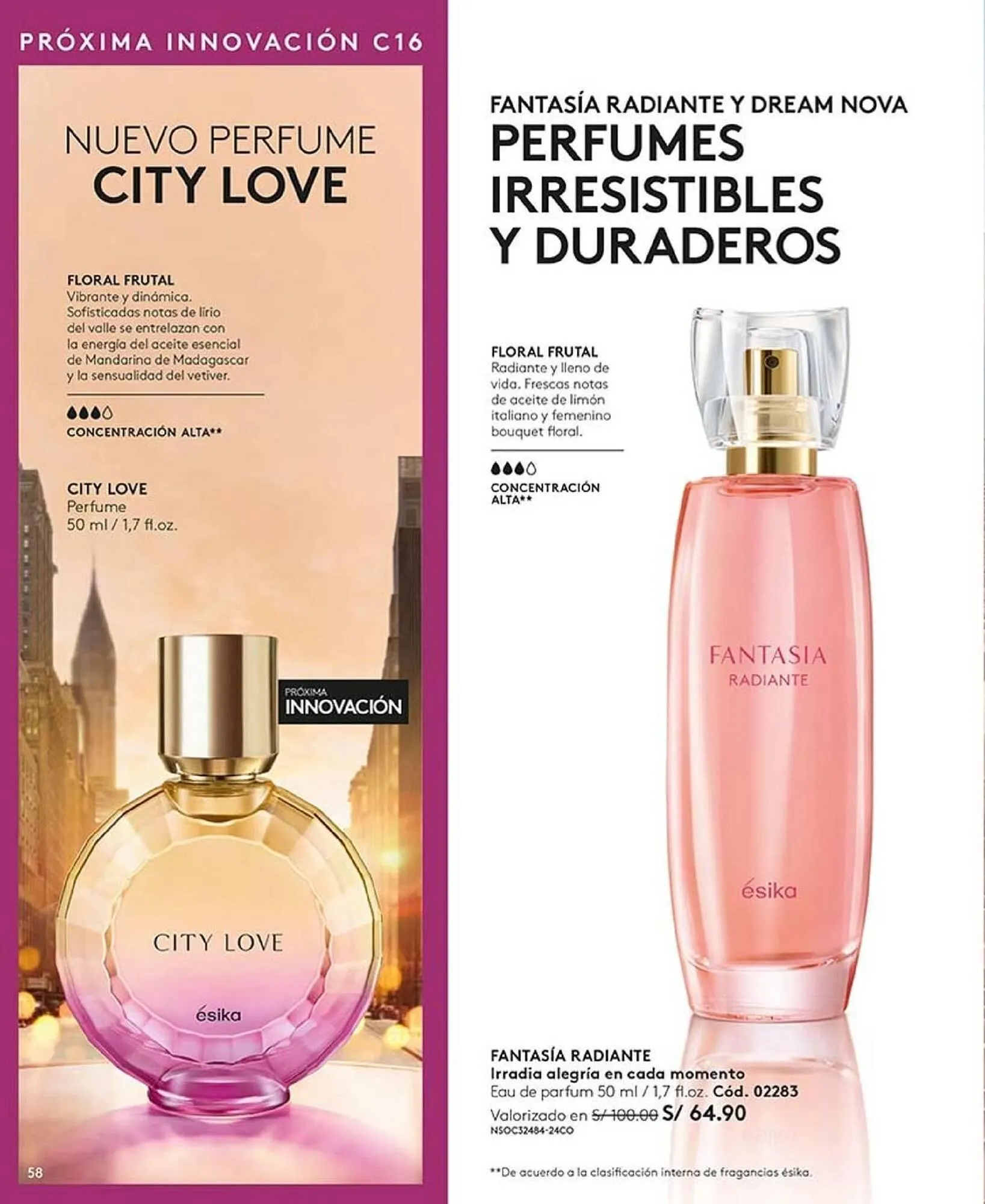 Catalogo de Catálogo Ésika 17 de setiembre al 30 de noviembre 2025 - Pag 58