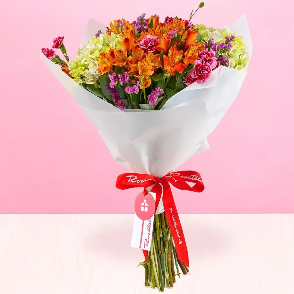 Ramo de Hortensias y Flores