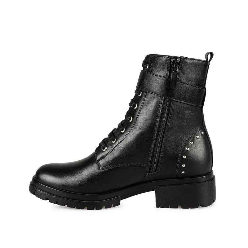 Botin Jodhpur Casual Mujer Cuero Viale Negro