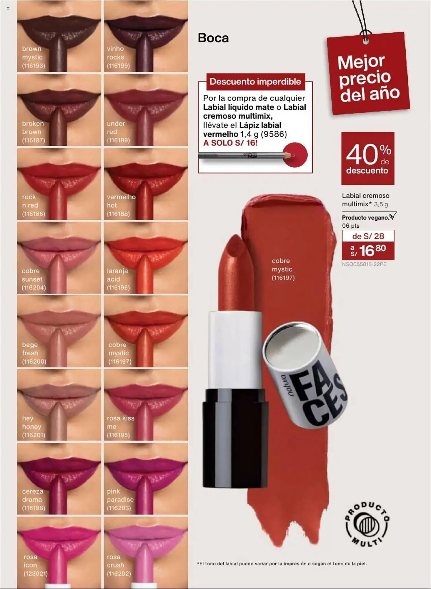 Catalogo de Catálogo Natura 22 de julio al 20 de setiembre 2025 - Pag 50