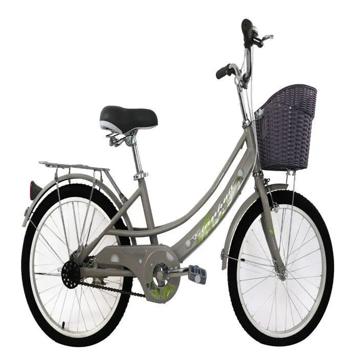 Bicicleta de paseo Xclusive 20" Gris para niña